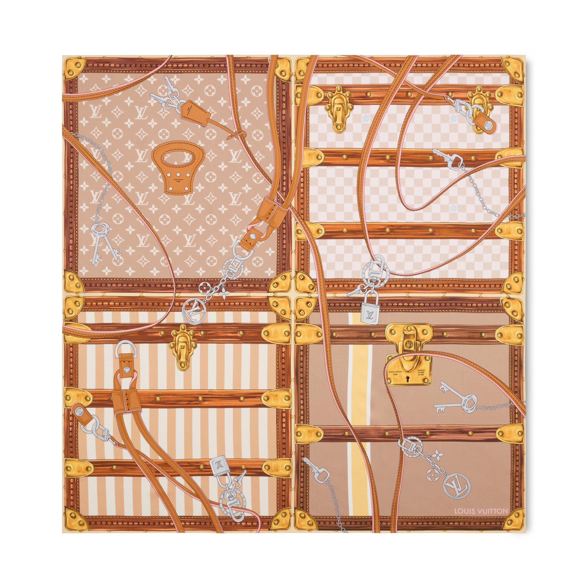 Strap And Trunk Square 90 S00 - Acessórios | LOUIS VUITTON ®